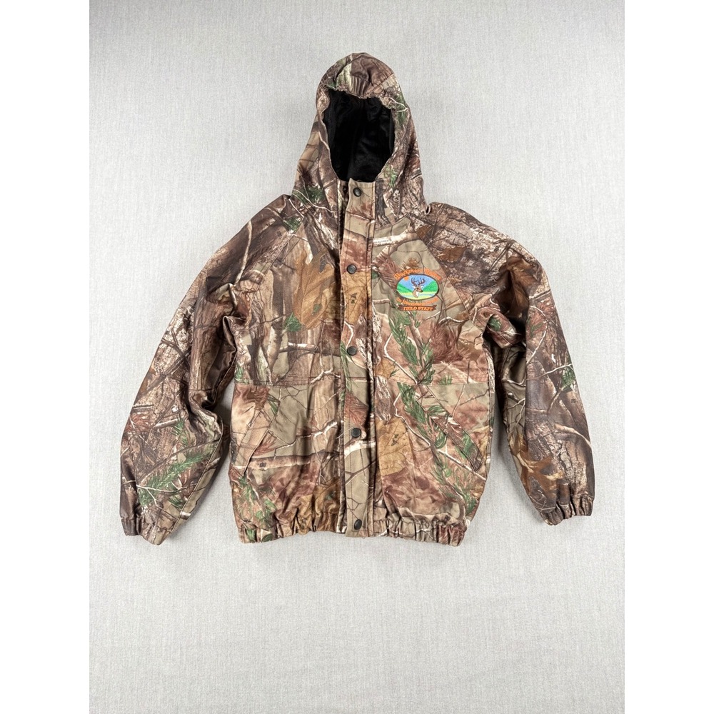 RedHead Youth Storm Tex Realtree Camo Hooded Jacket Kids Small Bucksnort Resort